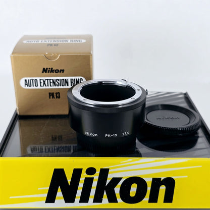 [Pre-owned] Nikon PK-13 27.5mm Auto Extension Ring Tube for F Mount — Top Mint — Japan #5439