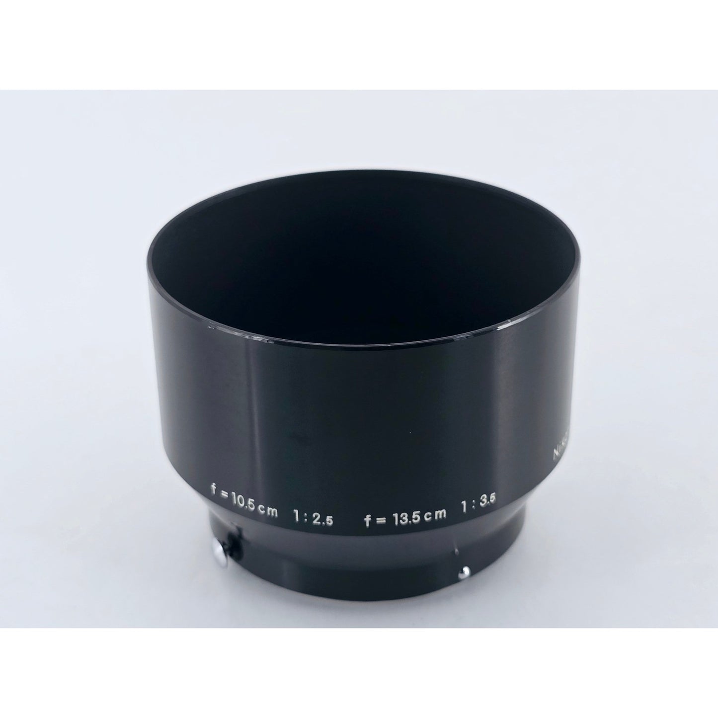 [Pre-owned] Nikon Nikkor F Metal Lens Hood for 105/2.5 135/3.5 — Near MINT+++ — Japan #3791
