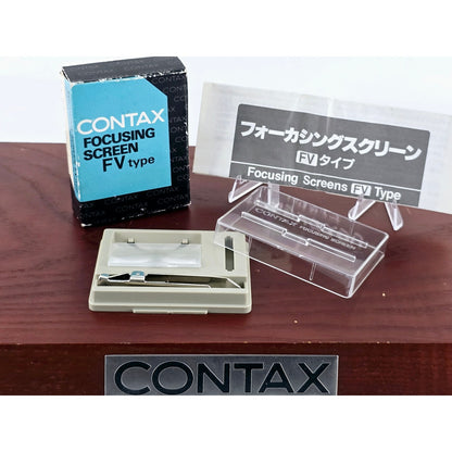[Pre-owned] Contax Focusing Screen FV-3 Full Matte Type for RTS III — MINT — Japan #4198
