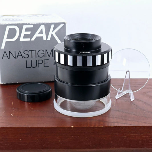 [Pre-owned] Peak Anastigmat Lupe Loupe 4x Magnifier No.1990 — Near MINT — Japan #4470