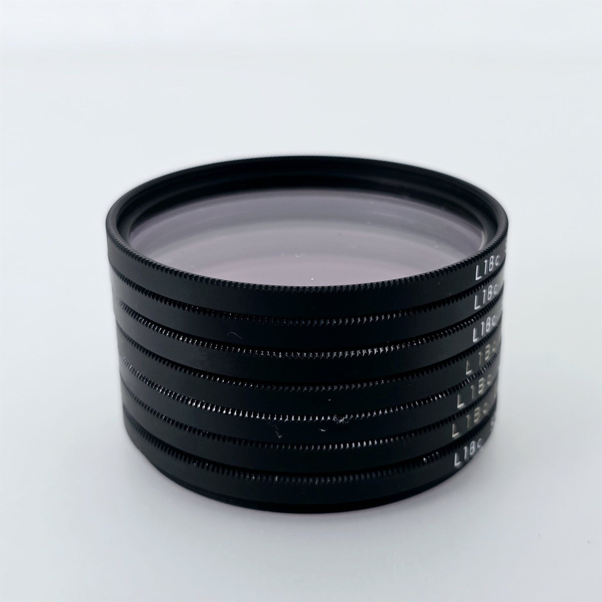 [Pre-owned] Nikon L1Bc 52mm Skylight Lens Filter (Lot of 7) — Near Mint — Japan #5447