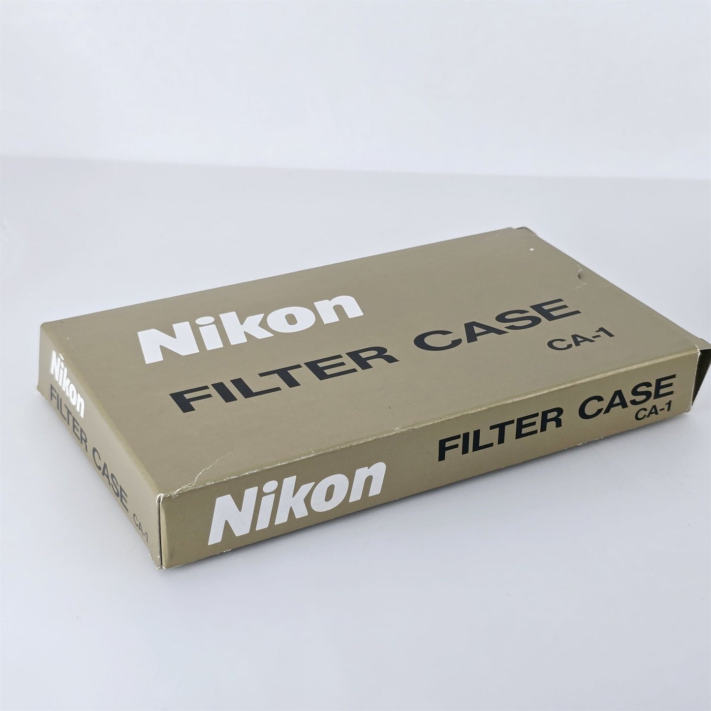 [Pre-owned] Genuine Nikon CA-1 Leather Filter Case Pouch for 52mm / 62mm Filters — Unused — Japan #5317