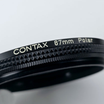 [Pre-owned] Contax 67mm Polarizing Lens Filter — Near Mint — Japan #5564