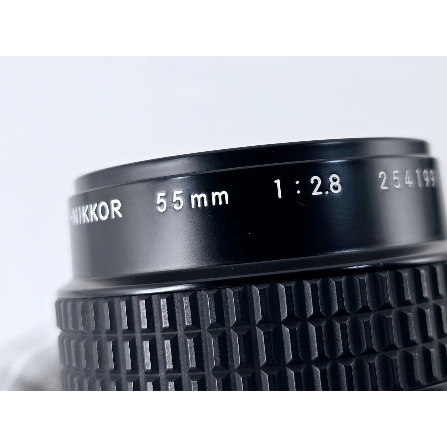 [Pre-owned] Nikon Ai-s Micro Nikkor 55mm F2.8 MF Lens — Near MINT — Japan #4376