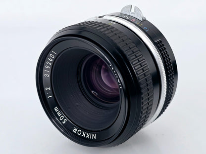 🌸[Near MINT] Nikon Non Ai Nikkor 50mm F2 Standard MF Lens Genuine From Japan