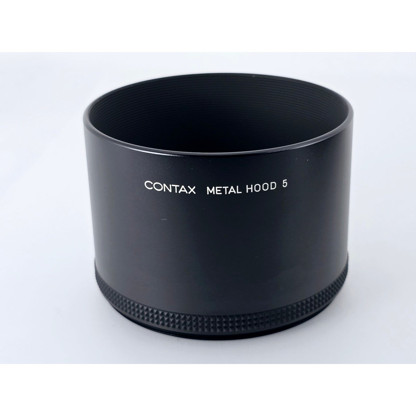 [Pre-owned] Contax Metal Lens Hood 5 with 55/86 Ring Adapter (Genuine) — Near MINT+++ — Japan #4796