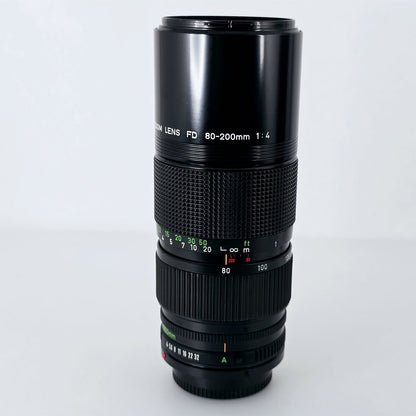 [Pre-owned] Canon New FD 80-200mm f/4 MF Telephoto Zoom Lens — Near Mint — Japan #5392