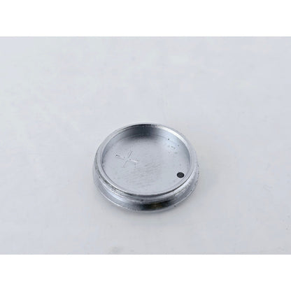 [Pre-owned] Olympus OM-1 Silver Battery Cover Cap for OM-1/1N/2/2N — Near MINT — Japan #4748