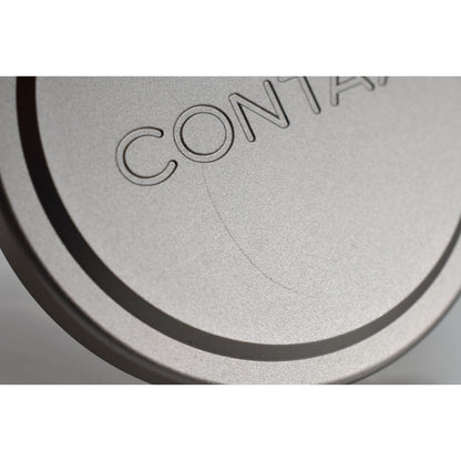 [Pre-owned] Contax Metal Hood GG-3 57mm & GK-54 Lens Cap — Top MINT — Japan #2190