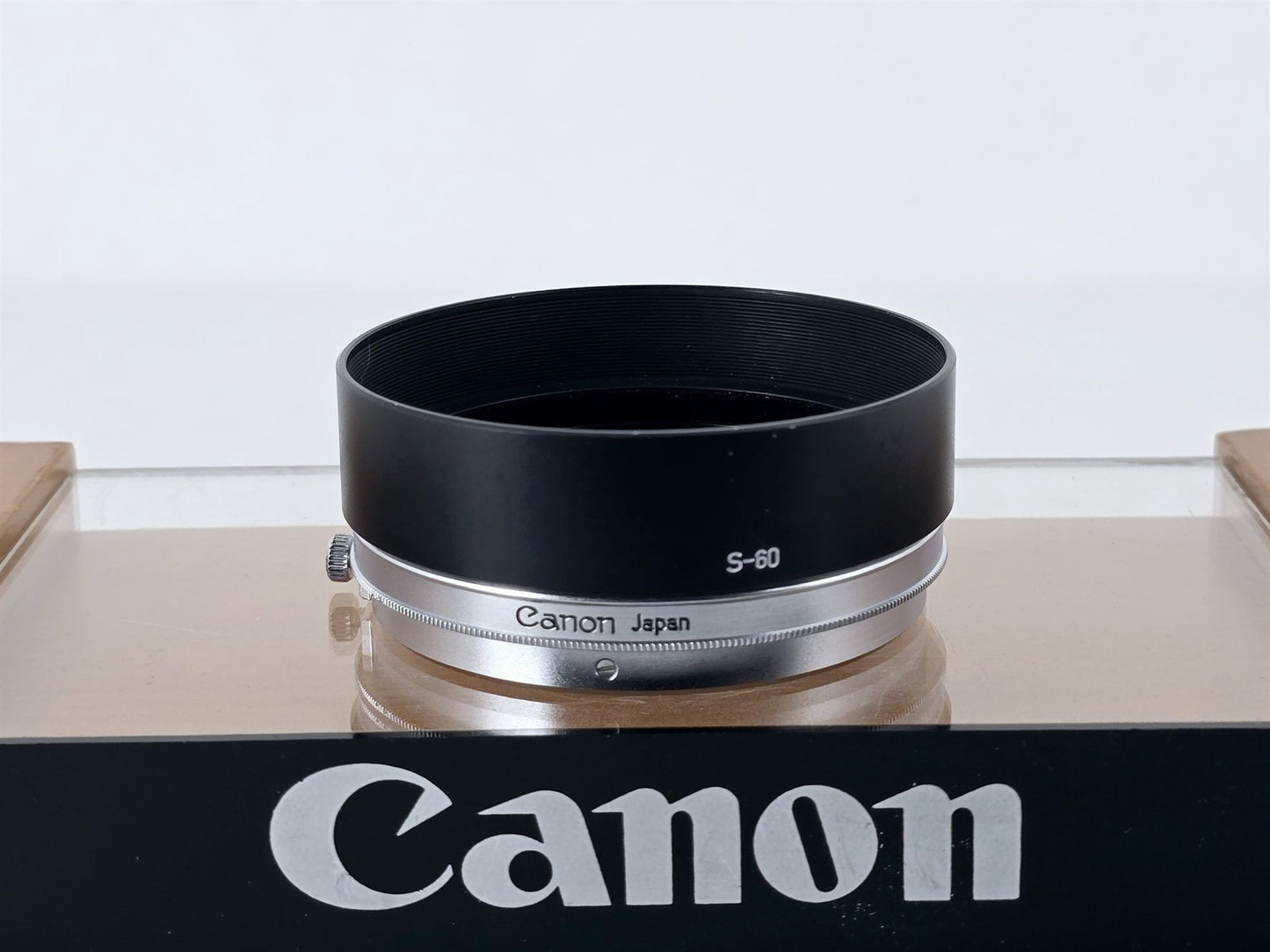 [Pre-owned] Canon Type S-60 60mm Lens Hood for FL 55mm 58mm Lenses — Near Mint — Japan #5049