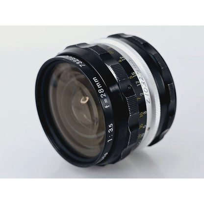 [Pre-owned] Nikon Nikkor-H Auto 28mm F3.5 Non-Ai MF Lens — Near MINT — Japan #2624