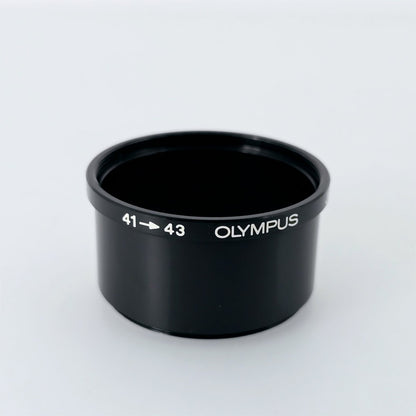 [Pre-owned] Olympus 41mm to 43mm Step Up Ring Filter Adapter — Mint — Japan #5519