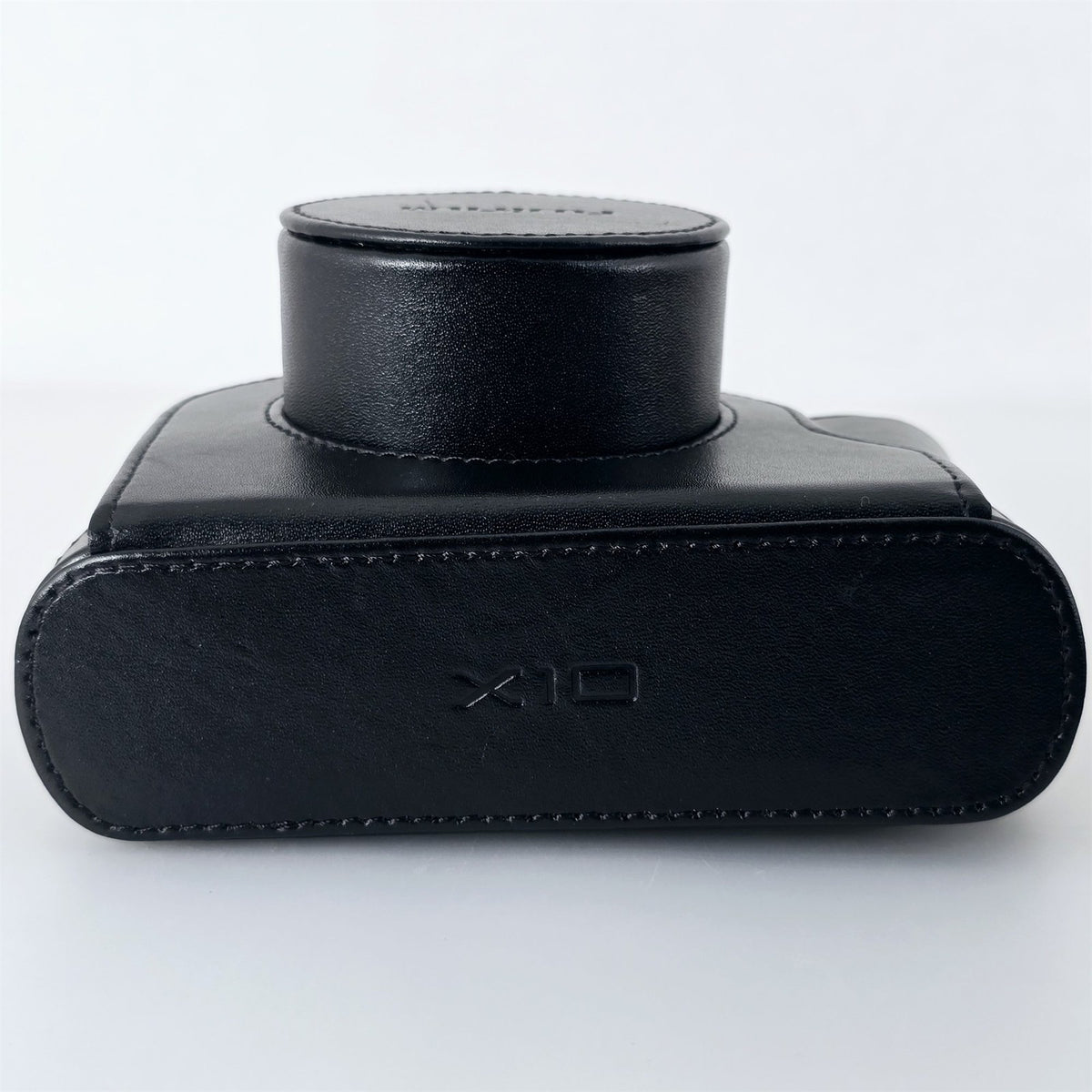 [Pre-owned] Genuine Fujifilm LC-X10 Black Leather Camera Case for X10 — Mint — Japan #5514
