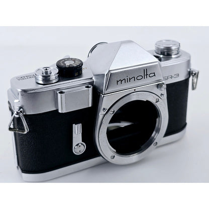[Pre-owned] Minolta SR-3 SLR 35mm Film Camera (Body Only) — Near MINT+++ — Japan #4429