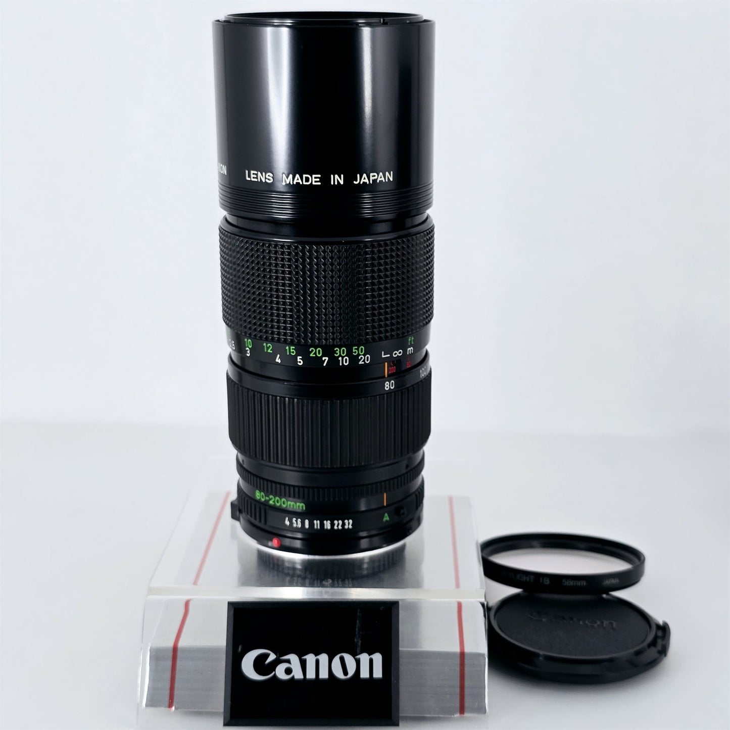 [Pre-owned] Canon New FD 80-200mm f/4 MF Telephoto Zoom Lens — Near Mint — Japan #5392