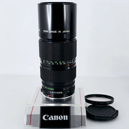 [Pre-owned] Canon New FD 80-200mm f/4 MF Telephoto Zoom Lens — Near Mint — Japan #5392