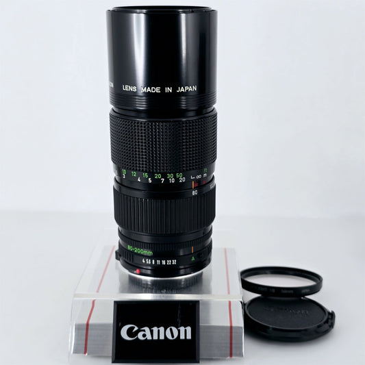 [Pre-owned] Canon New FD 80-200mm f/4 MF Telephoto Zoom Lens — Near Mint — Japan #5392