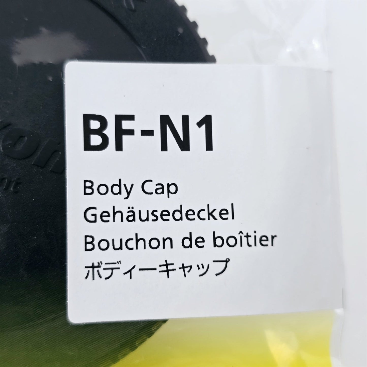 [Pre-owned] Nikon BF-N1 Body Cap for Z f Zfc Z9 Z6 Z7 (Set of 3) — Unused — Japan #5474