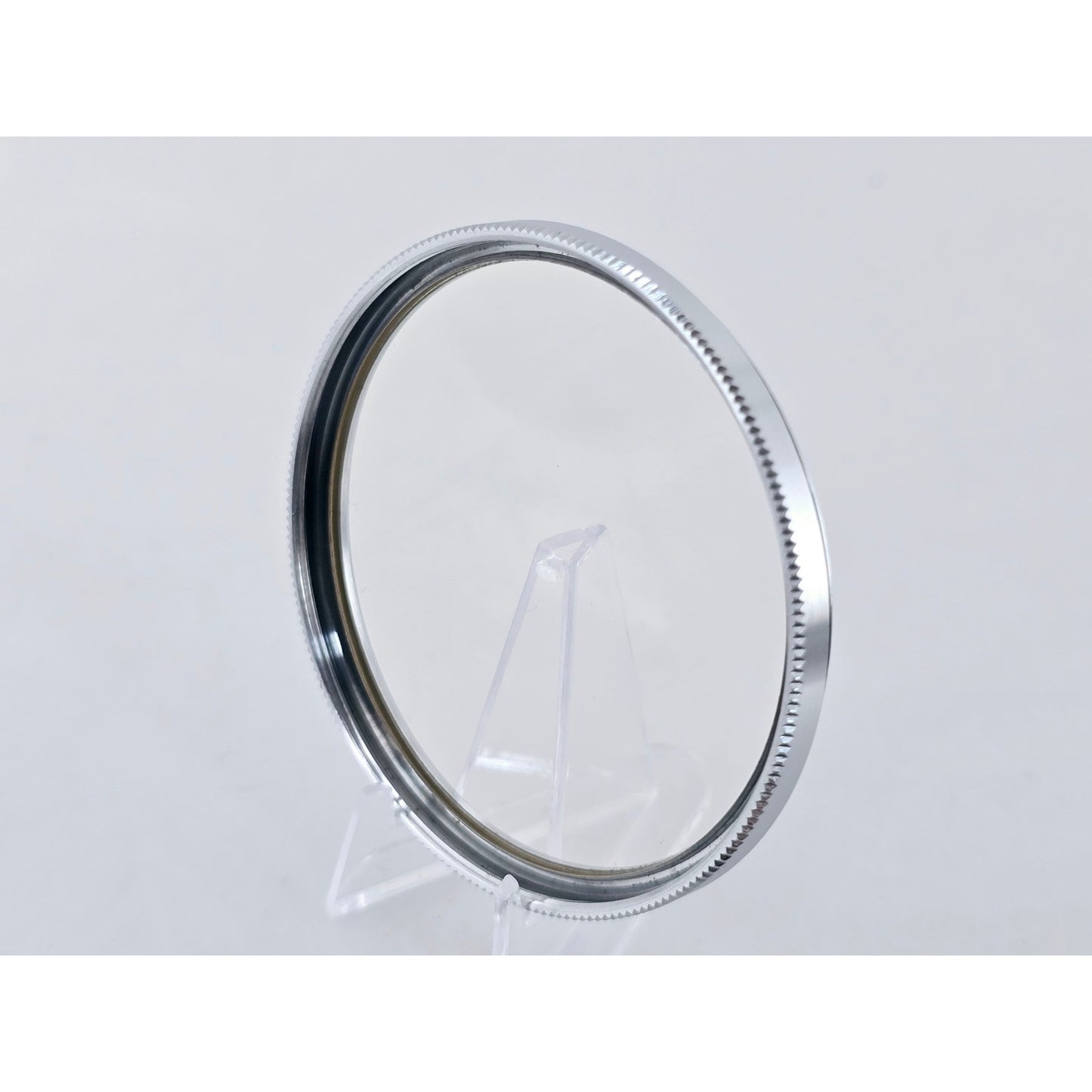 [Pre-owned] Nikon L39 52mm Chrome Frame Lens Filter Genuine — Near MINT — Japan #3786