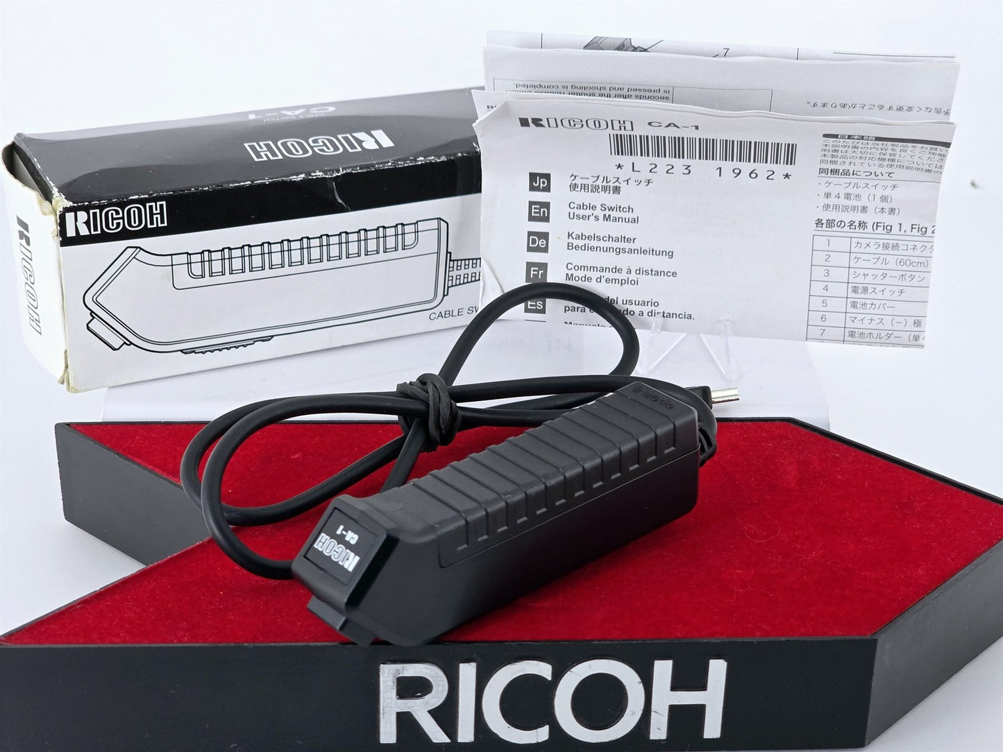 [Pre-owned] Ricoh CA-1 Cable Switch Shutter Release for GR/GX/CX/GXR — Mint — Japan #5240