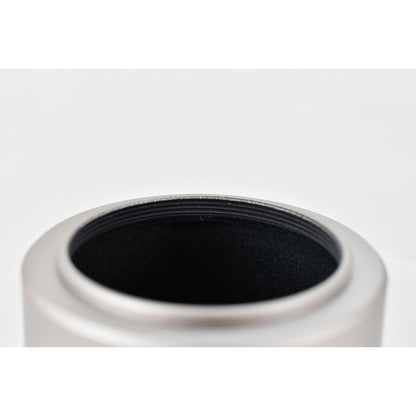 [Pre-owned] Contax Metal Hood GG-3 57mm & GK-54 Lens Cap — Top MINT — Japan #2190
