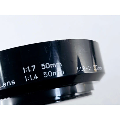 [Pre-owned] Asahi Pentax 49mm Plastic Lens Hood for 50mm f/1.4 50mm f/1.7 55mm f/1.8-2 — Near MINT — Japan #4490