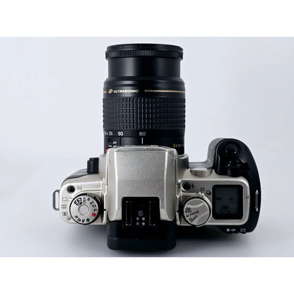 [Pre-owned] Canon EOS 55 35mm Film Camera with EF 28-80mm F3.5-5.6 IV Lens — Near MINT — Japan #4142