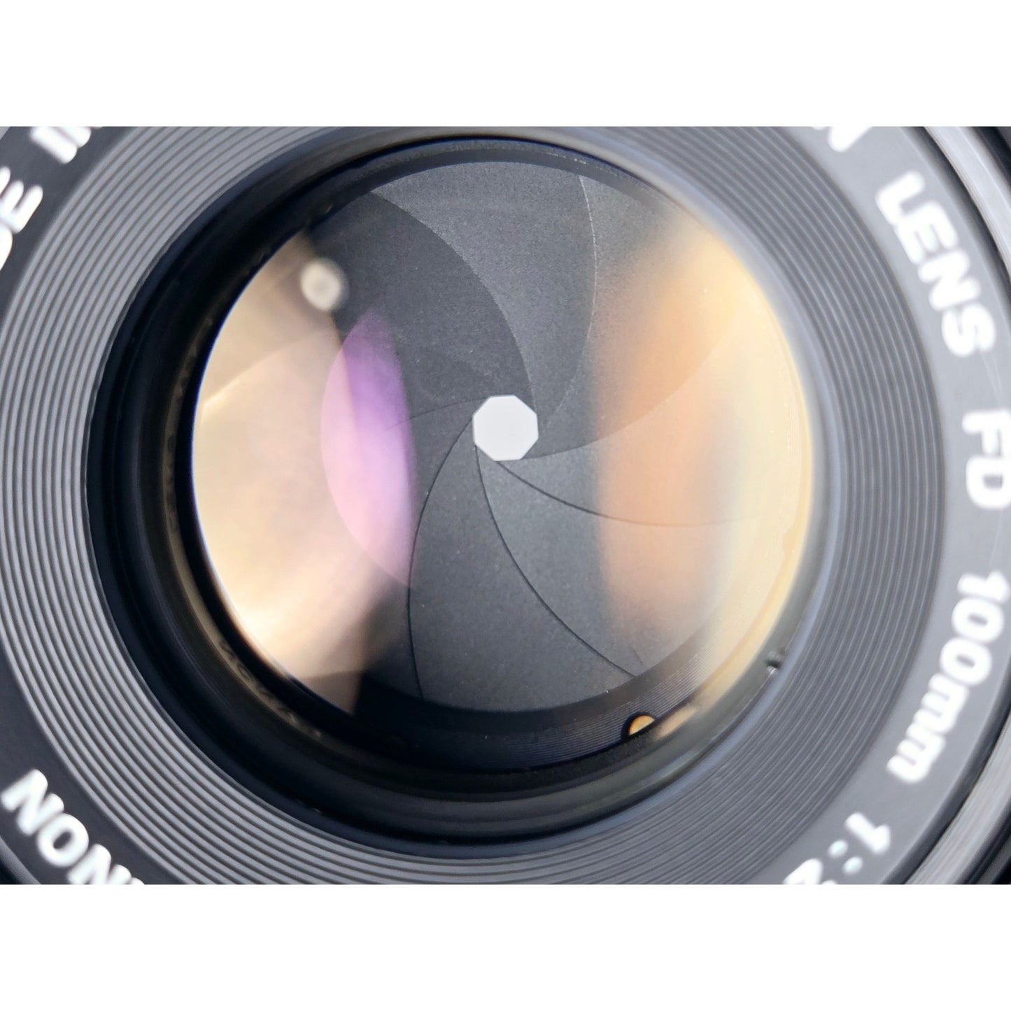 [Pre-owned] Canon FD 100mm F2.8 S.S.C. MF Telephoto Lens — Near MINT — Japan #4836