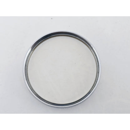 [Pre-owned] Nikon L39 52mm Chrome Frame Lens Filter Genuine — Near MINT — Japan #3786