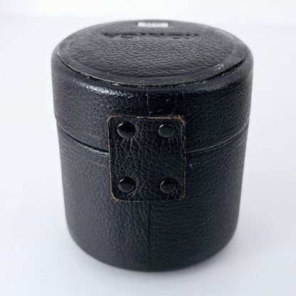 [Pre-owned] Konica Hard Lens Case for 28mm 135mm Lens — Near MINT — Japan #5266