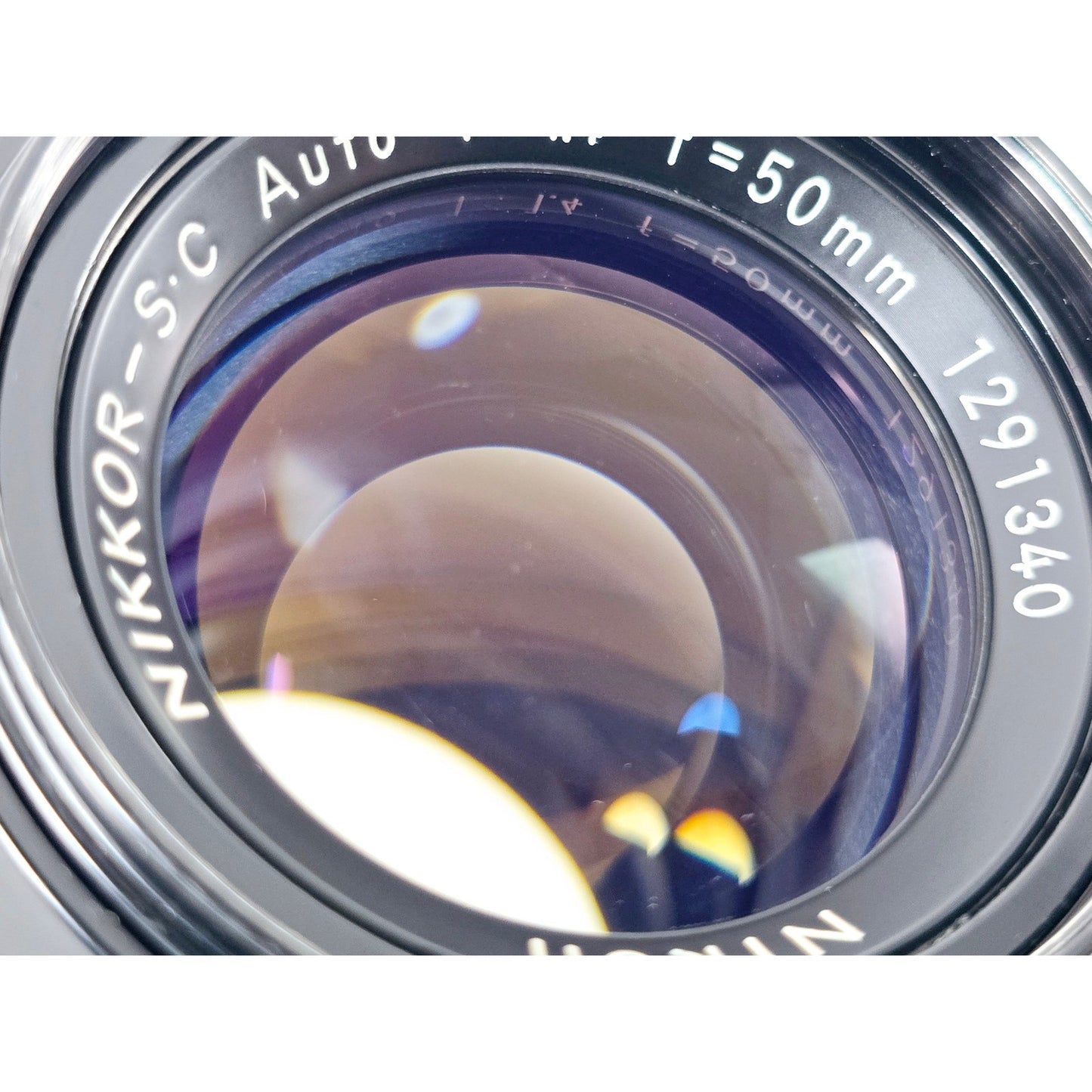 [Pre-owned] Nikon Non-Ai Nikkor-S.C Auto 50mm F1.4 MF Lens for F F2 — Near MINT — Japan #3125