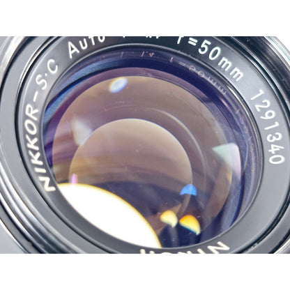 [Pre-owned] Nikon Non-Ai Nikkor-S.C Auto 50mm F1.4 MF Lens for F F2 — Near MINT — Japan #3125