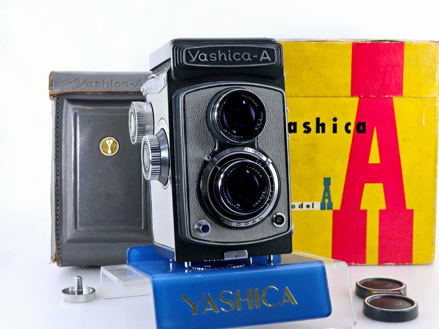 🌸[Near MINT] Yashica A TLR 6x6 Medium Format 120 Film Camera From Japan