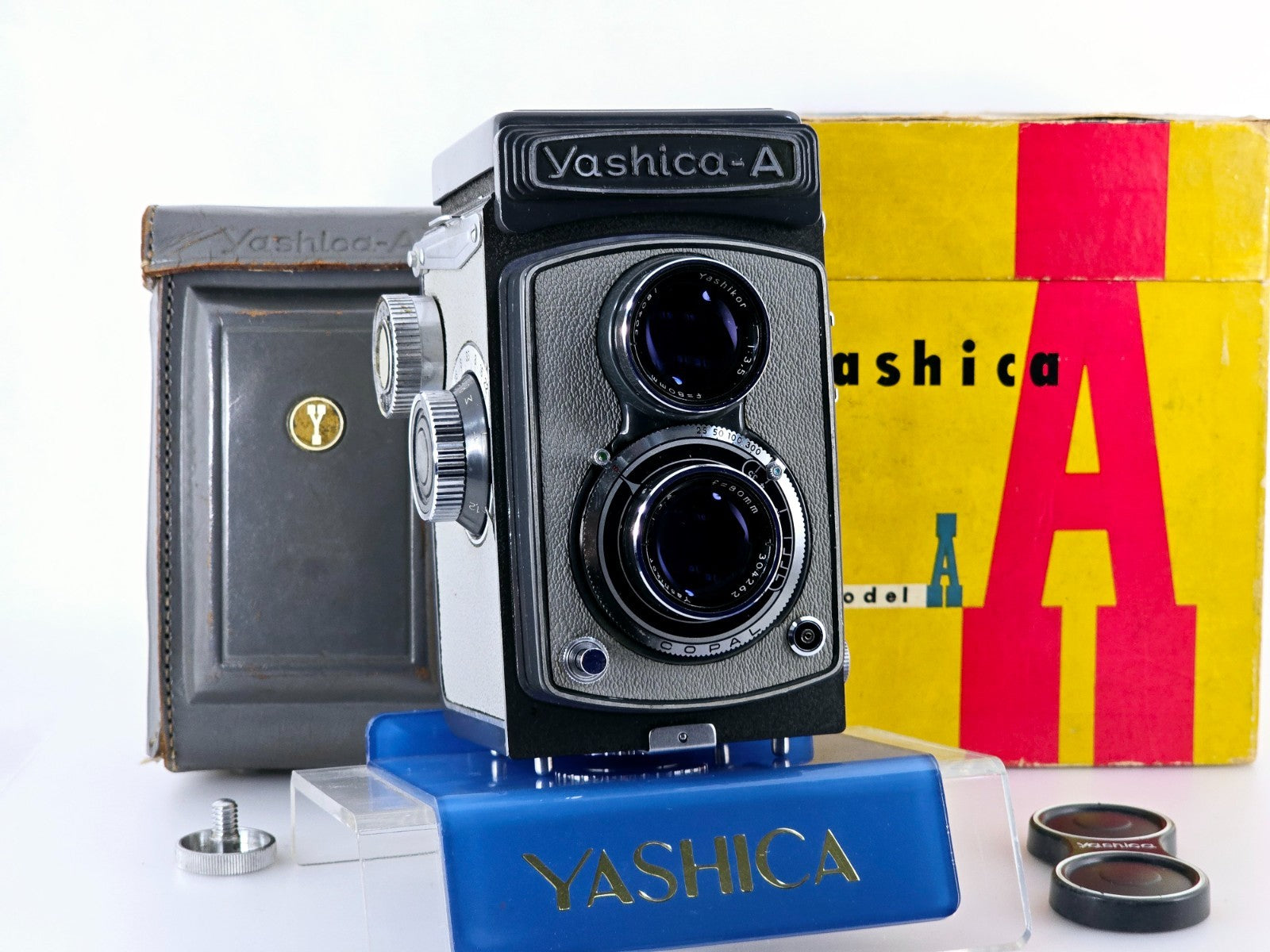 🌸[Near MINT] Yashica A TLR 6x6 Medium Format 120 Film Camera From Japan