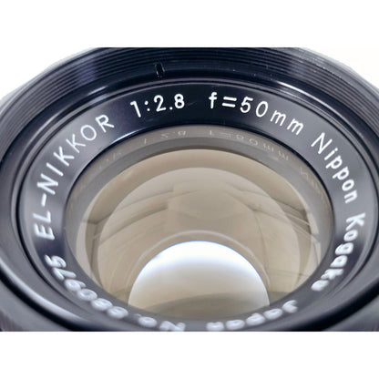 [Pre-owned] Nikon EL Nikkor 50mm F2.8 Enlarging Lens M39 — Near MINT+++ — Japan #4870