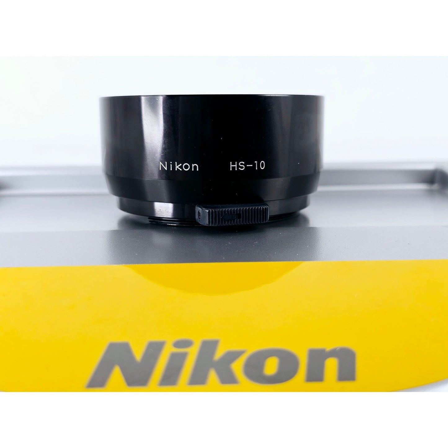 [Pre-owned] Nikon HS-10 Metal Lens Hood for 85mm f2 & 105mm f2.5 — Near MINT — Japan #2925