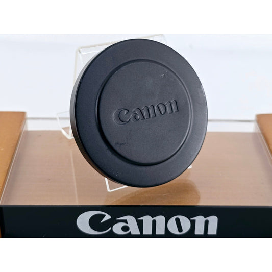 [Pre-owned] Canon 80mm Push-On Black Metal Front Lens Cap (Genuine) — Near MINT — Japan #4141