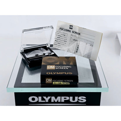 [Pre-owned] Olympus OM Focusing Screen 1-1 Genuine for OM-1 2 2N 3 4 — MINT — Japan #3978