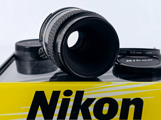 🌸[Near MINT] Nikon Ai-s Micro Nikkor 55mm F2.8 Macro MF Lens Genuine From Japan