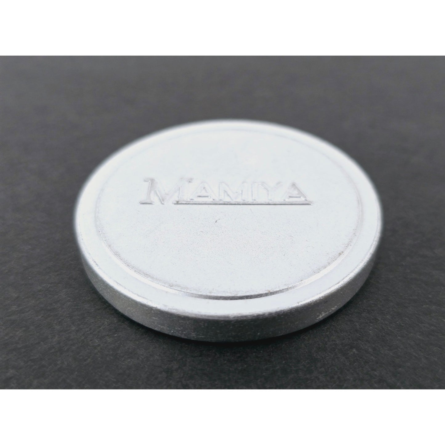 [Pre-owned] Mamiya Metal Front Lens Cap 42mm Push-on — Near MINT — Japan #2544