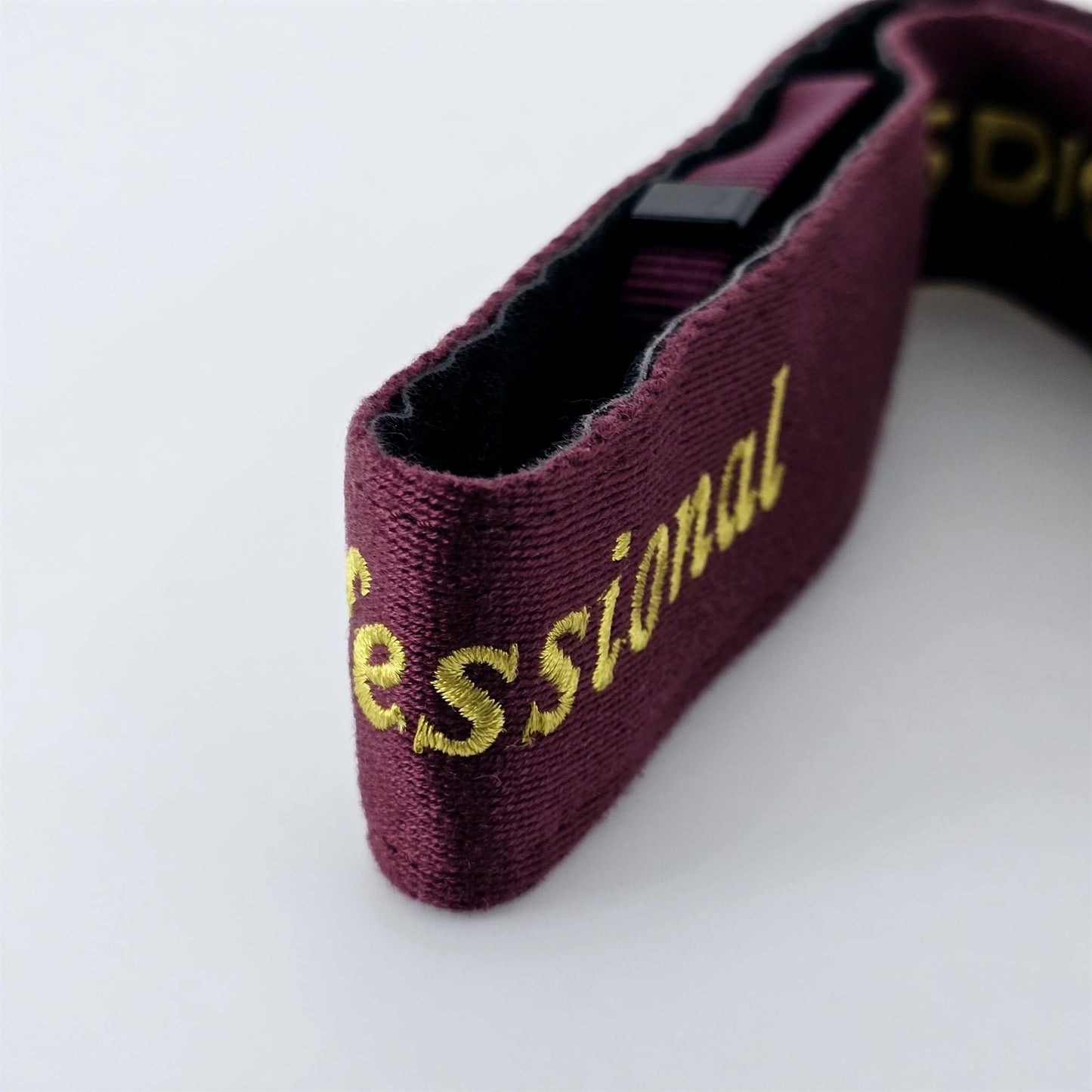 [Pre-owned] Canon Professional Gold Embroidered Logo Neck Strap for EOS Digital — Unused — Japan #5442