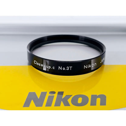 [Pre-owned] Nikon No.3T Close-Up.C Lens Filter — Near MINT+++ — Japan #4494