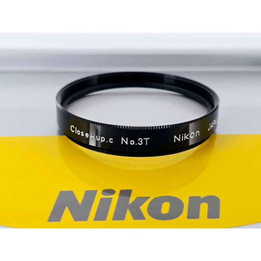 [Pre-owned] Nikon No.3T Close-Up.C Lens Filter — Near MINT+++ — Japan #4494