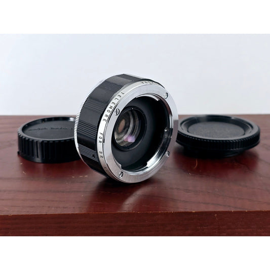 [Pre-owned] Sankyo Kohki Komura Telemore Teleconverter for SR x2 — Near MINT — Japan #3042