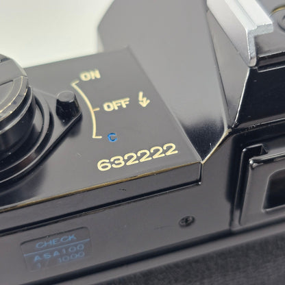 [Pre-owned] Canon FTb Black SLR 35mm Film Camera (Body Only) — Near MINT — Japan #4388