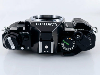 Read🌸[FOR PARTS or REPAIR] Canon AE-1 Program Black SLR 35mm Film Camera Japan