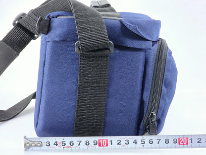 🌸[Near MINT] Genuine Nikon Camera Lens Shoulder Bag Nylon Navy blue From JAPAN