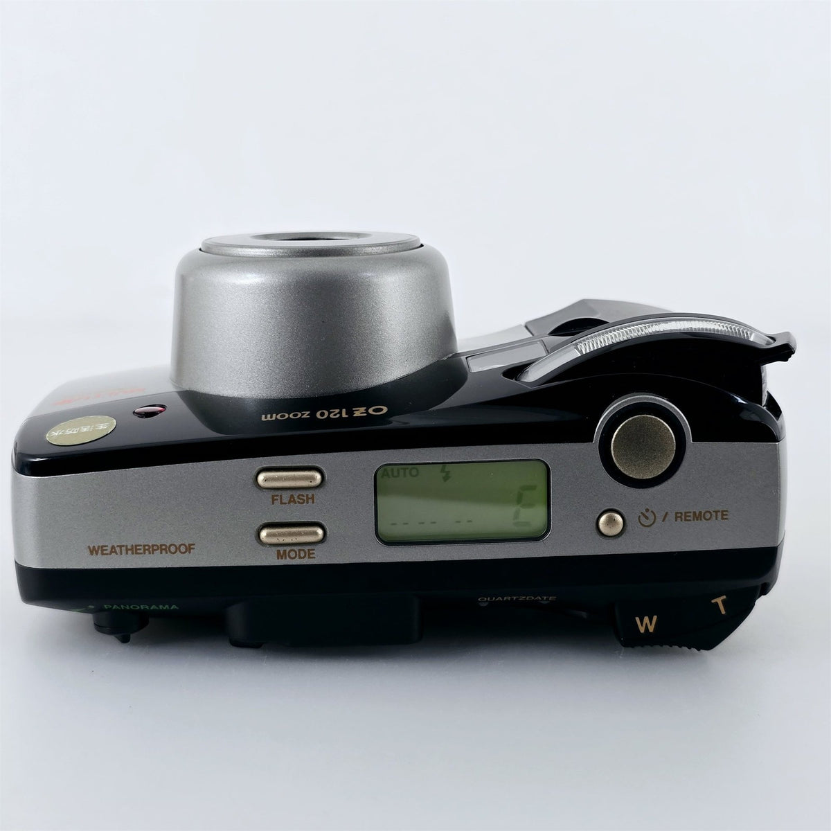 [Pre-owned] Olympus OZ 120 Zoom Point & Shoot 35mm Film Camera (Silver) — Mint — Japan #5644