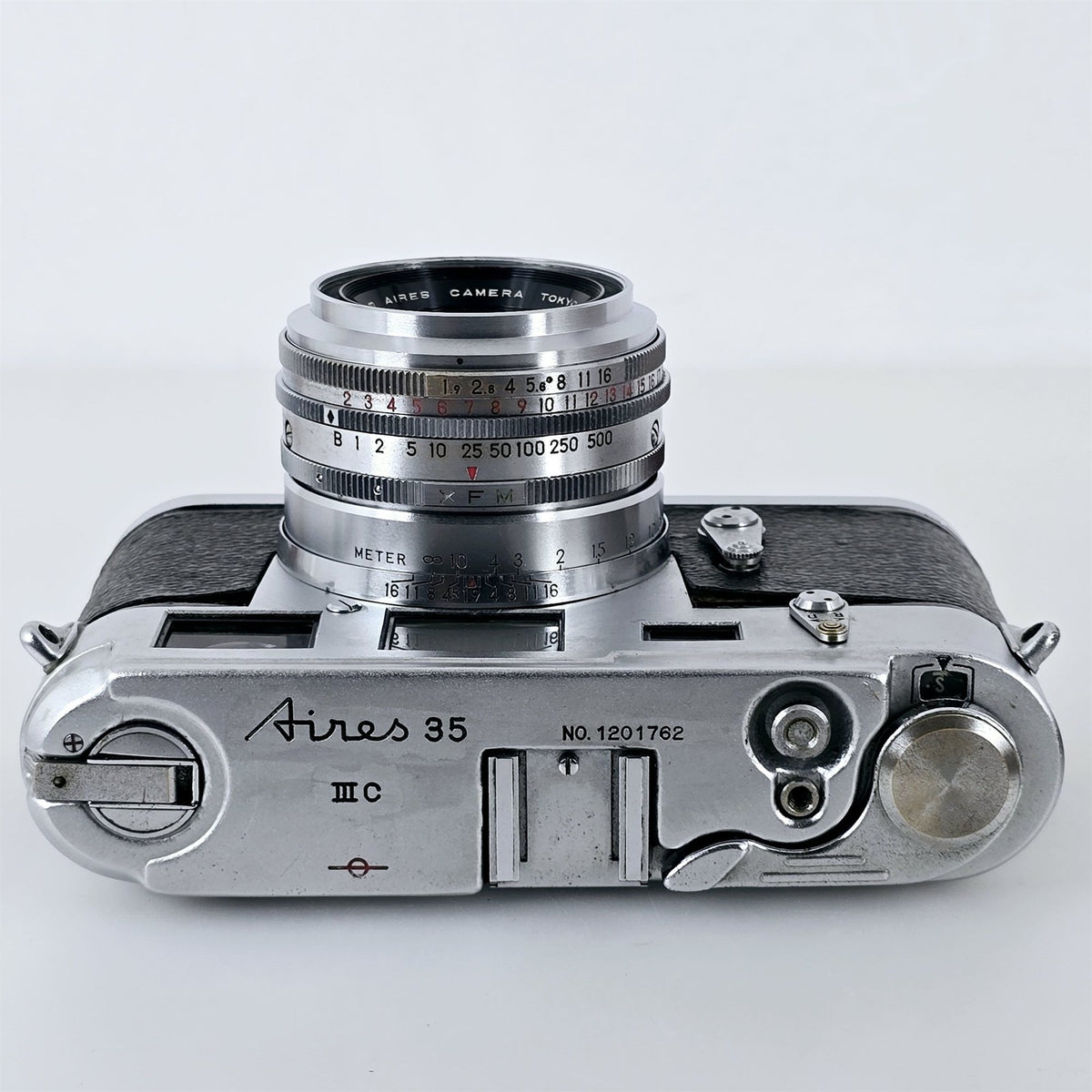[Pre-owned] Aires 35 IIIC Rangefinder 35mm Film Camera Silver — Excellent+++++ — Japan #5656