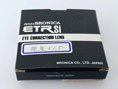 [Pre-owned] Bronica Eye Correction Lens Diopter +1.5 Viewfinder — Near Mint — Japan #5042